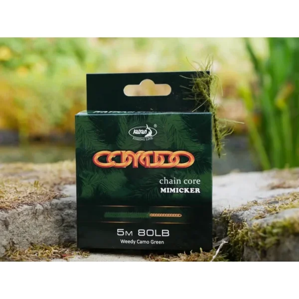 KatranComodo Chain-Core Mimicker 80lb Weedy Camo 5m - Imagen 11