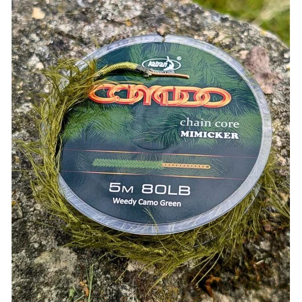 KatranComodo Chain-Core Mimicker 80lb Weedy Camo 5m - Imagen 5