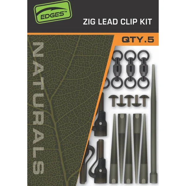 Kit de Clip para Plomo Zig Edges Naturals