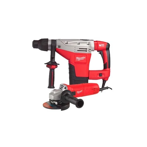 KIT MARTILLO COMBI. SDS-MAX + AMOLADORA ANGULAR AG10-125 EK