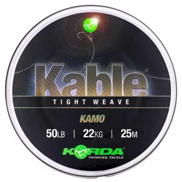 Korda Kable Tight Weave 25m Camo