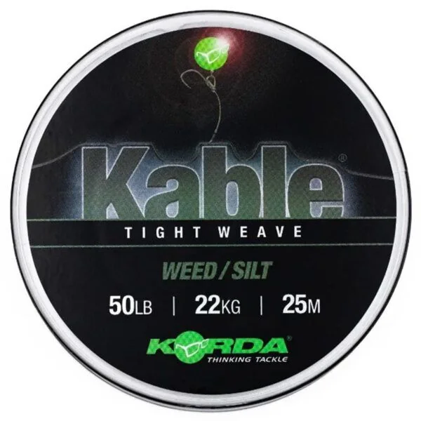 Korda Kable Tight Weave 25m Weed