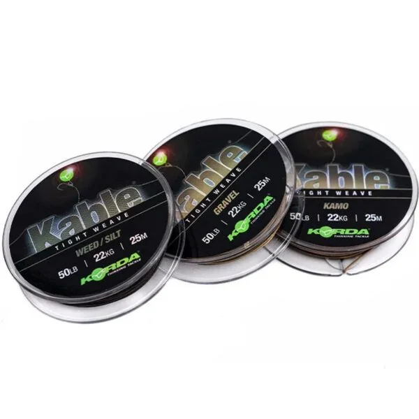 Korda Kable Tight Weave 25m Weed - Imagen 3