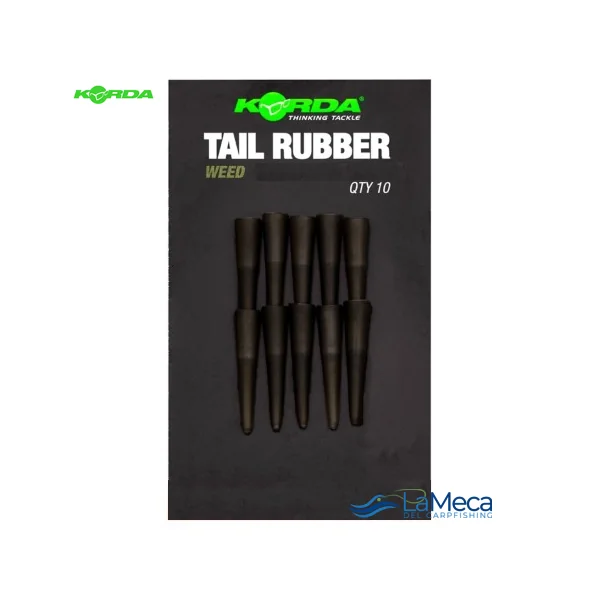 KORDA TAIL RUBBERS (WEED)
