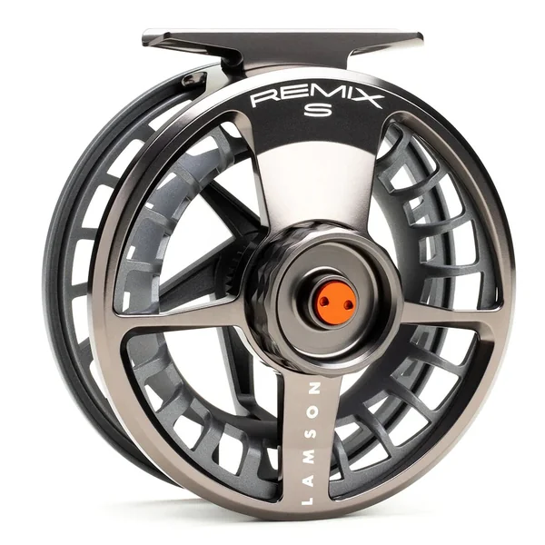 Lamson Remix S carrete de mosca humo