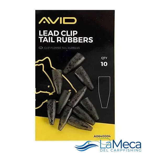LEAD CLIP TAIL RUBBERS AVID CARP