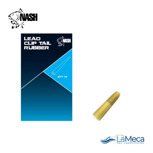 LEAD CLIP TAIL RUBBERS NASH