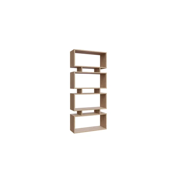 Librería de madera "Langdon" - 72 x 25 x 161 cm - Beige