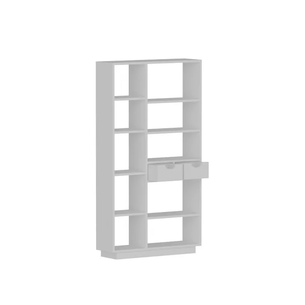 Librería de madera "Luma" - 80 x 25 x 188 cm - Blanco