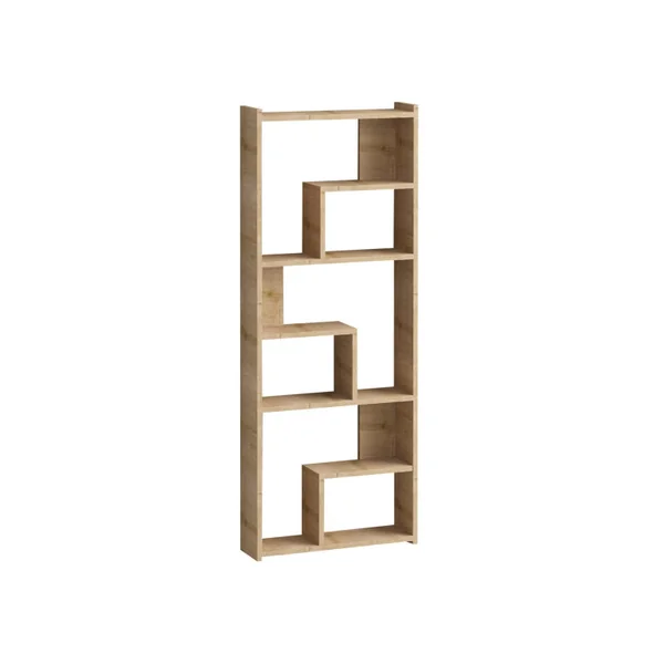 Librería de madera "Megg" - 60 x 15 x 150 cm - Roble
