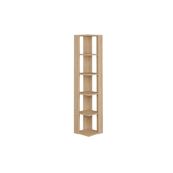 Librería de madera "Nati" - 32 x 32 x 161 cm - Beige