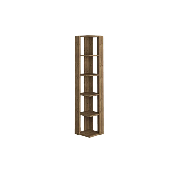 Librería de madera "Nati" - 32 x 32 x 161 cm - Marrón