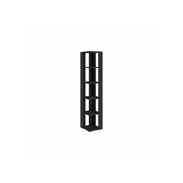 Librería de madera "Nati" - 32 x 32 x 161 cm - Negro