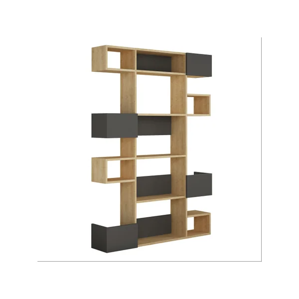 Librería de madera "Niho" 120 x 27 x 171 cm - Roble