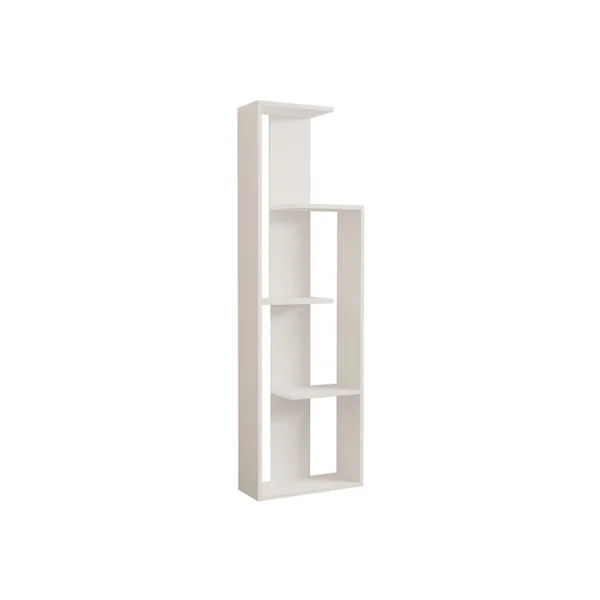 Librería de madera "Wand" - 50 x 19 x 160 cm - Blanco