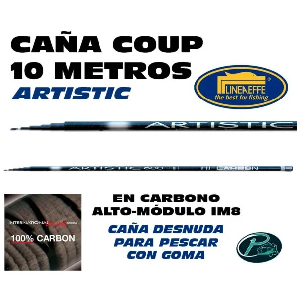 Linea Effe ARTISTIC caña coup 10 metros - PescaBass Shop