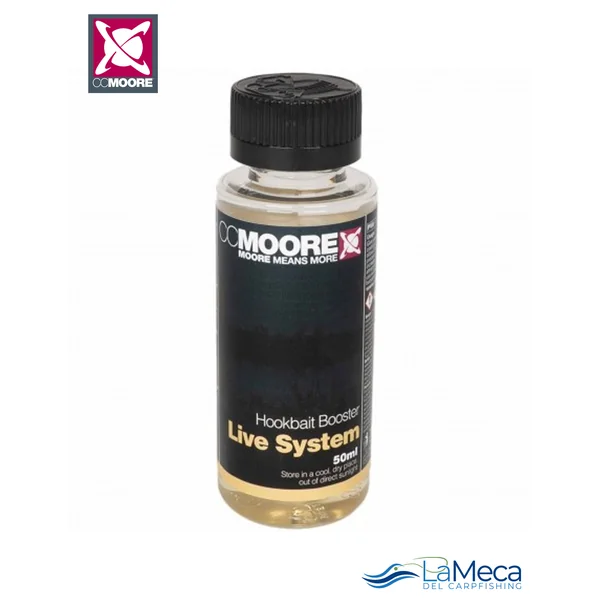 LIVE SYSTEM HOOKBAITS BOOSTER CCMOORE 50ml