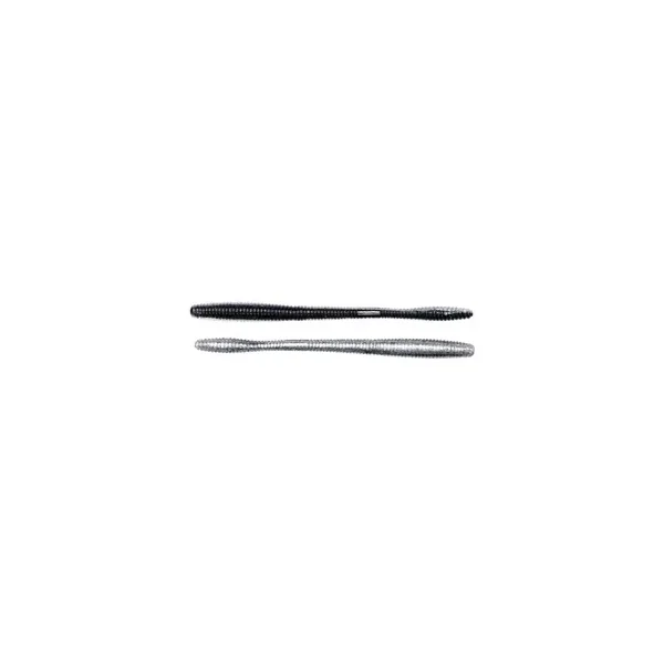 Live Target 5.5"Straight Tail Worm Bl/Si
