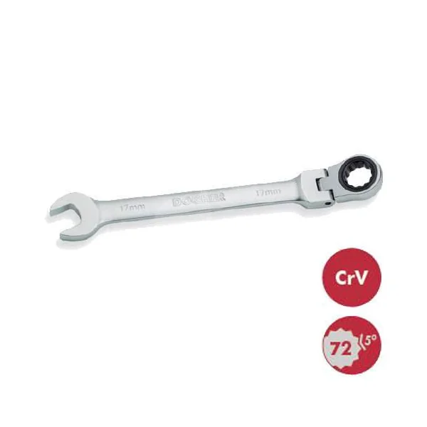 LLAVE COMBINADA CARRACA FLEXIBLE 21MM. - Imagen 2