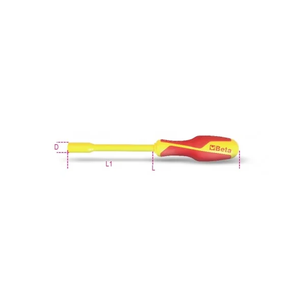 LLAVE DE VASO CON MANGO BOCA HEXAGONAL BETA REF.943MQ