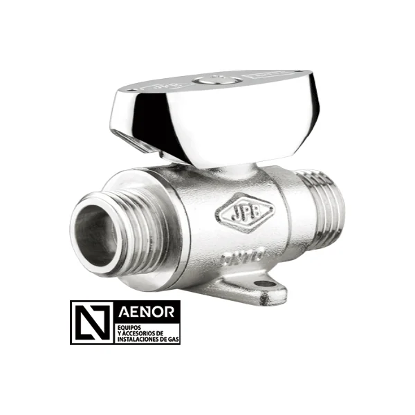 Llave G.L.P. con limitador caudal interno M-M 20/150 DN10 37mbar