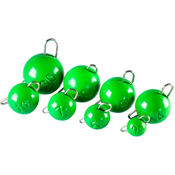 LMAB Tungsteno Chebu Sinker verde fluo