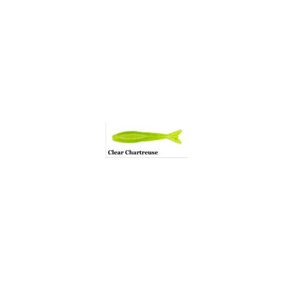 Longas Alevin 4" Clear Chartreuse