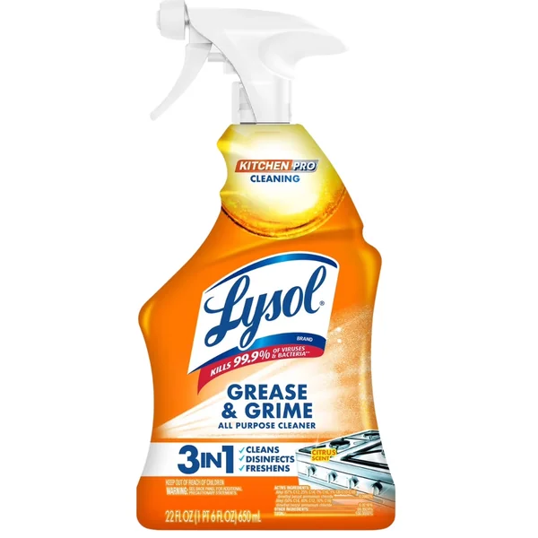 Lysol Limpiador Cocina Kitchen Pro Antibacterial 650ml