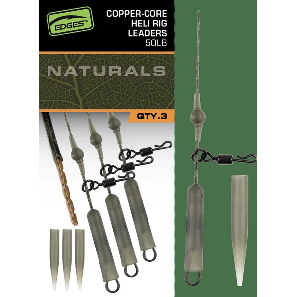 Líderes para montaje Heli Edges Naturals Copper-Core