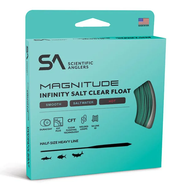 Línea de Mosca Scientific Anglers Magnitude Smooth Infinity Salt Full Clear