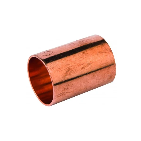Manguito cobre 15mm sin tope
