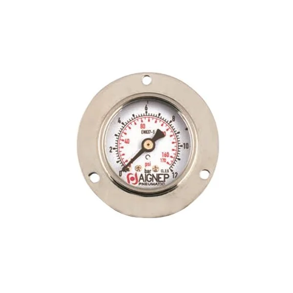 MANÓMETRO BRIDA CON ROSCA DE 1/8 REF. MB AIGNEP