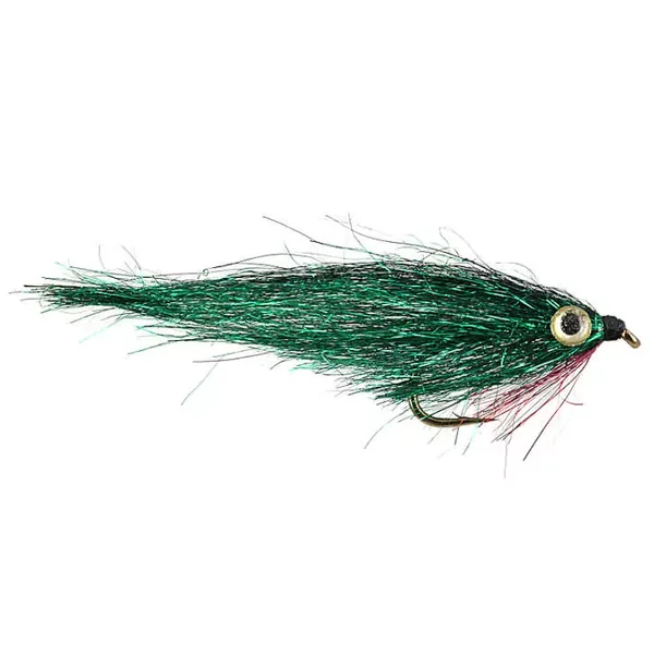 Marks Green Baitfish streamer trucha