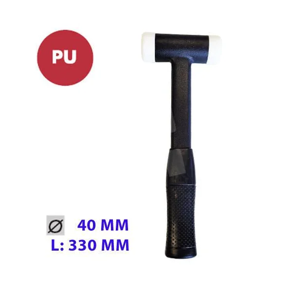 MARTILLO BOCA GOMA M. METALICO 40MM