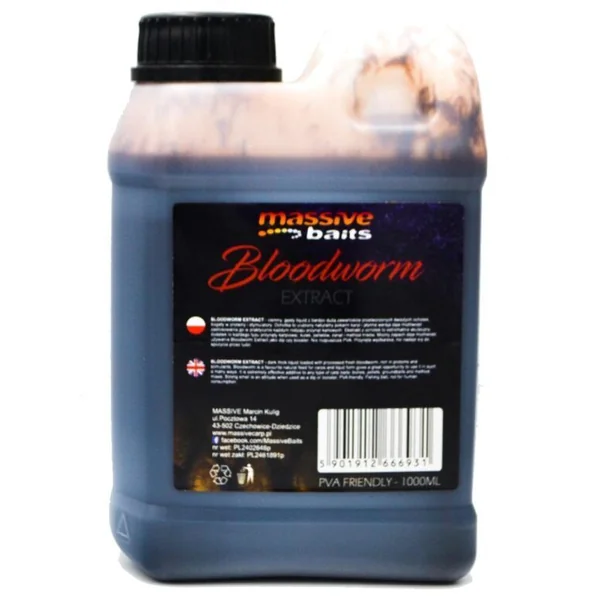 Massive Baits Bloodworm Extract 1ltr