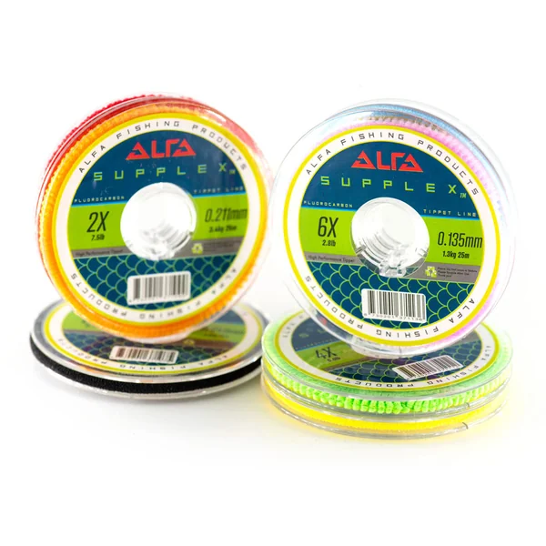 Materiales para bajos tippet de fluorocarbono Alfa Supplex