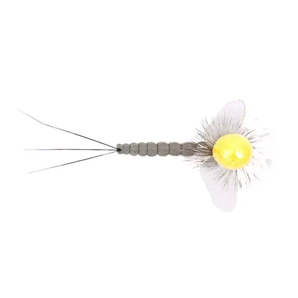 Mayfly Grey SPI Barbless mosca spinning - Imagen 3