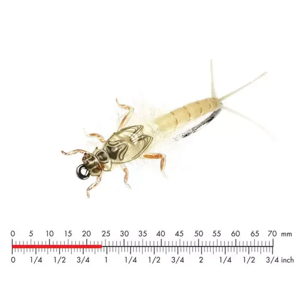 Mayfly Nymph N2 Light Olive 24mm mosca JSon