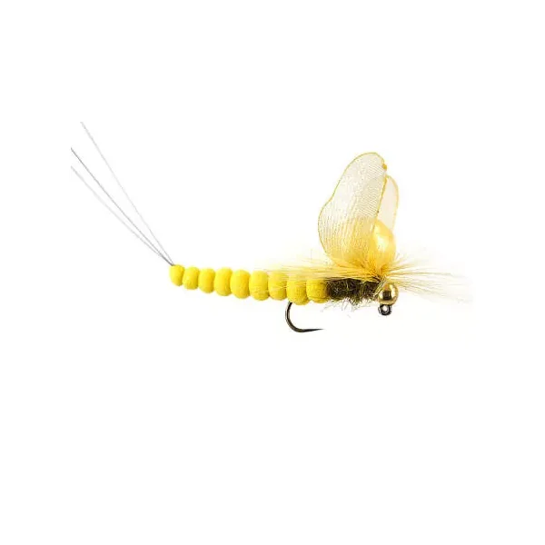 Mayfly Sulphur SPI 8 Barbless mosca spinning