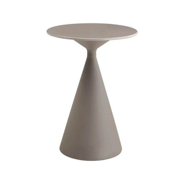 Mesa bistro de jardín ⌀80 cm "Néora" - Topo