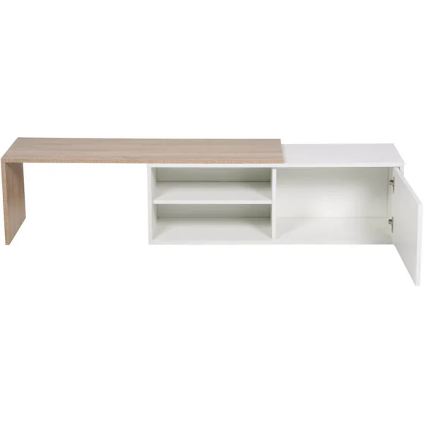 Mesa de centro "Melinda" - Branco/Carvalho - Imagen 5