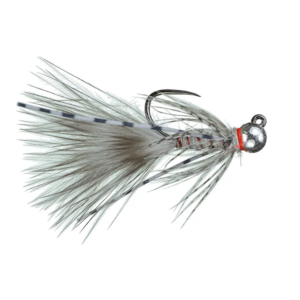 MFC Jig Mini Bugger Ninfa white Barbless