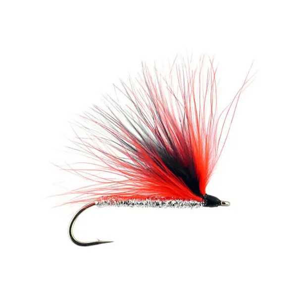 Mickey Finn Evo Red Black Red mosca trucha de mar