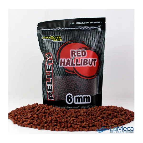 MICRO PELLETS RED HALLIBUT 6MM PRO ELITE