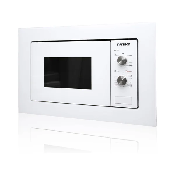 Microondas Integrable INFINITON IMW-WHITE1720 (20 L - Con grill - Blanco)