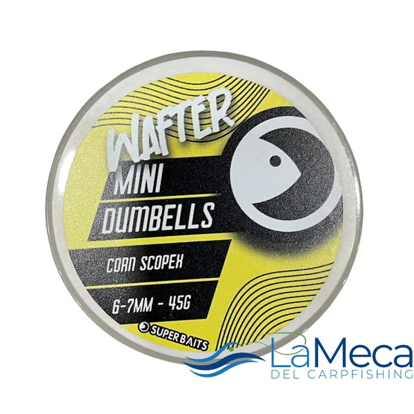 MINI DUMBELLS WAFTER SUPERBAITS CORN SCOPEX 6-7MM