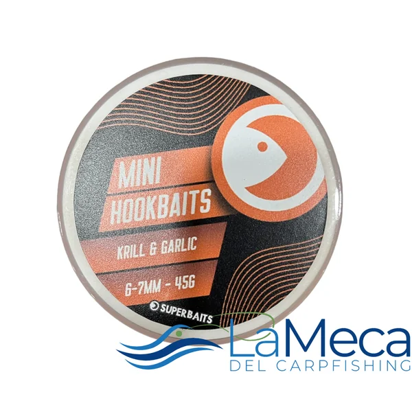 MINI HOOKBAITS SUPERBAITS KRILL GARLIC 6-7MM