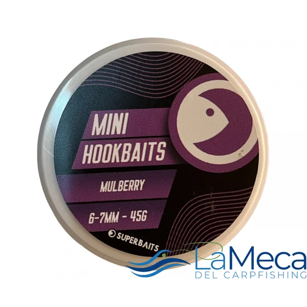 MINI HOOKBAITS SUPERBAITS MULBERRY 6-7MM