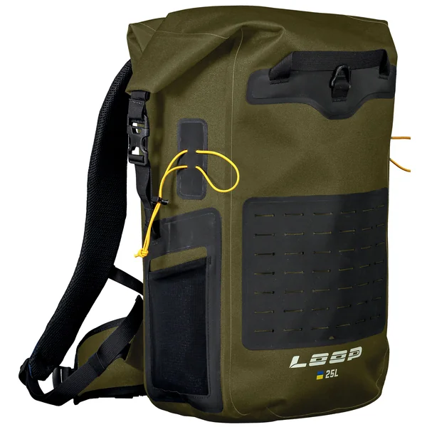 Mochila Loop Dry Backpack 25L Roll-Top verde abeto