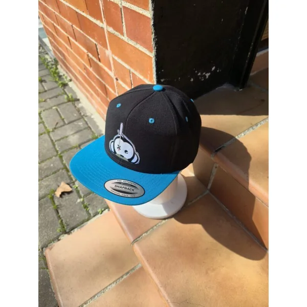 Monkey Climber Gorra negra y visera azul - Imagen 3